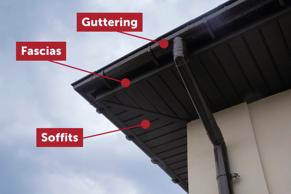 What are soffits and fascias