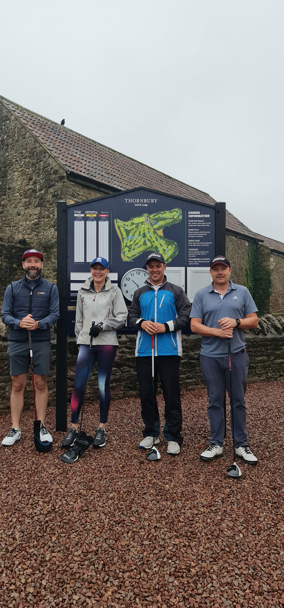 2024 South West Golf Day, team from Bristol-based CHI Homes