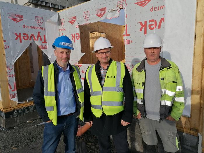 Ditt Construction Ltd with Gordon Nelson, Shetland, Scotland 2023