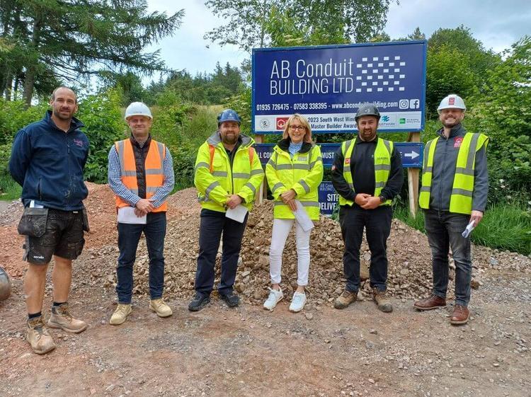 SW President Alli Gay visits FMB member onsite