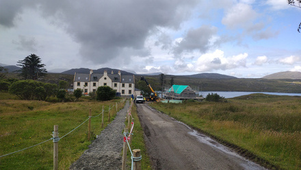 Gordon Nelson site visit with O’Mac Construction Limited on the Isle of Lewis and Harris