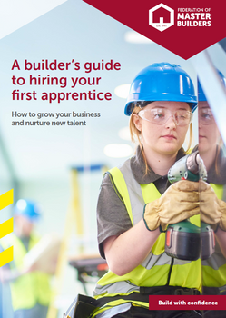 Builder's guide to hiring your first apprentice covershot