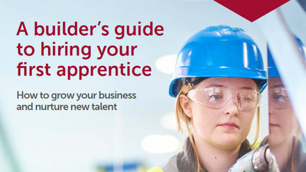 Builder's guide to hiring your first apprentice covershot