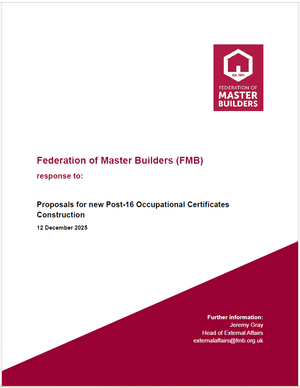 Proposals for new Post-16 Occupational Certificates Construction 
