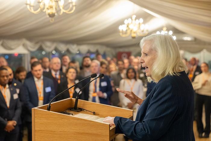 Baroness Taylor at FMB House Builder Survey launch