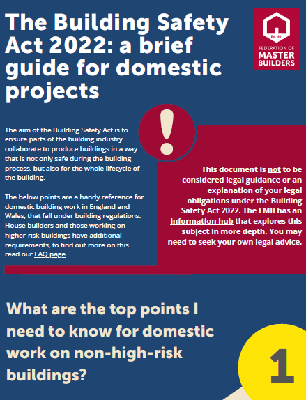 BSA guide for domestic projects screenshot