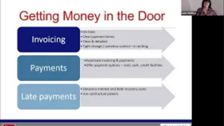 Mastering cashflow webinar screenshot