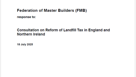 Consultation on Reform of Landfill Tax in England and Northern Ireland