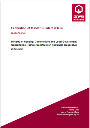 Industry Training Board Reform Consultation: FMB response