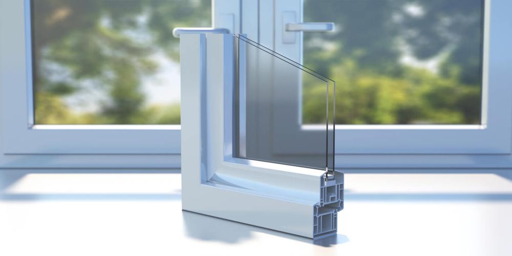 Window glazing cross section