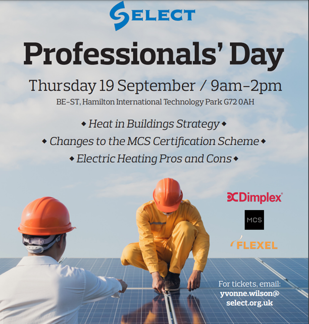 SELECT’s Professionals’ Day, Thursday 19 September 2024